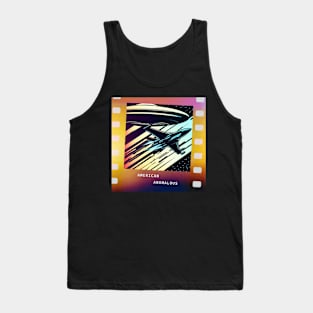 American Anomalous Space UFO Unidentified Saucer Fighter Jet Film Tank Top